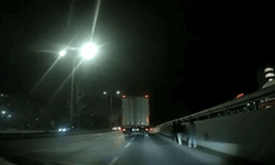 Eskişehir çevreyolunda yürekleri ağza getiren görüntüler