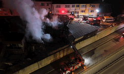 Eskişehir'de depoda çıkan yangın pnaiğe neden oldu