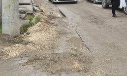 Eskişehir'de iki aydır onarılmayan sokakta esnaf isyan etti