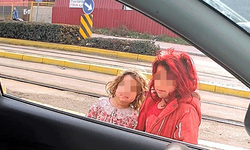 Eskişehir'de soğuk kış gününde dilenen çocukların hali yürek burktu