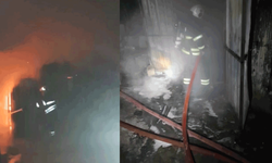 Hatay’da konteyner alevlere teslim oldu