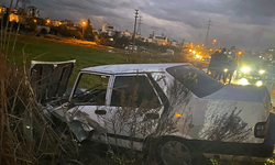 iki otomobilin karıştığı kazada 1 kişi yaralandı