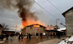 Kütahya'da ahır yangını korkuttu