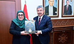 Şehit Mevlüt Kahveci’nin ailesinden Vali Erdinç Yılmaz’a ziyaret