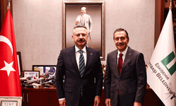 Vali Aksoy'dan Başkan Ataç'a veda ziyareti