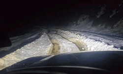 Yarım metrelik karda operasyon: Önce jandarmayı, sonra Eskişehirli aileyi kurtardı