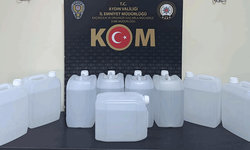 Aydın’da 45 litre etil alkol ele geçirildi