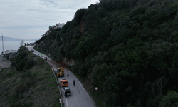 Bursa'da heyelan bölgesi temizlendi