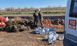 Çorum'da 180 litre kaçak alkol imha edildi