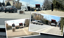 Eskişehir trafiğinde panik anları: Yük yola savruldu, faciadan dönüldü