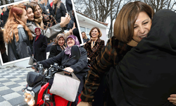 İnönü’deki buluşmada Başkan Ayşe Ünlüce’ye yoğun ilgi