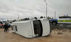 Karaman'da okul servisi şarampole devrildi
