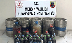 Mersin’de 685 litre sahte içki ele geçirildi