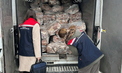 Tekirdağ'da 3 bin 500 kilogram bozuk sakatat imha edildi