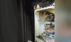 Van’da ev yangını