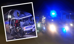 Amasya'da otobüs ile tır çarpıştı: Çok sayıda yaralı var