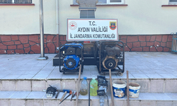 Aydın'da kaçak kazıya Jandarmadan suçüstü