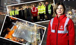 Başkan Ayşe Ünlüce’den sabah saat 5’te inceleme