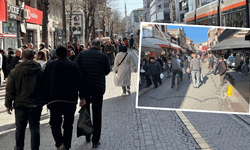 Bayram öncesi Eskişehir çarşısında tablo: Kalabalık çok alışveriş az