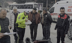 Bilecik’te paket teslim eden kurye trafik kazasında yaralandı