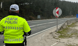 Bilecik’te polislerden drone destekli trafik denetimi