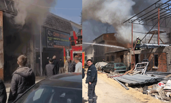 Eskişehir’de Baksan Sanayi Sitesi’nde yangın