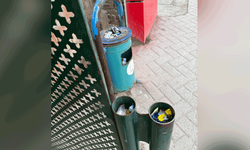 Eskişehir’de durak kenarında çevre kirliliği dikkat çekiyor