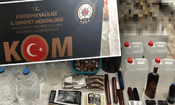 Eskişehir’de sahte içki operasyonu: 3 gözaltı