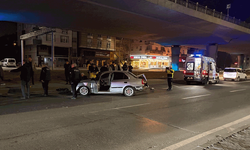 Kayseri'de kaza yapan sürücünün yakını sinir krizi geçirdi