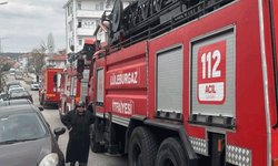 Kırklareli'de kurutma makinesinden duman çıktı