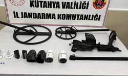 Kütahya'da kaçak tarihi eser operasyonu