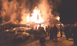 Kütahya’da samanlık yangını paniğe neden oldu