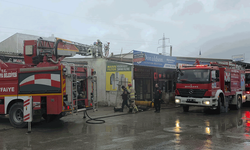 Kütahya’da Sanayi Sitesinde yangın