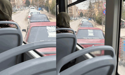 Odunpazarı’nda park krizi: Otobüs ilerleyemedi