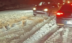 Şanlıurfa'da dolu ve kar yağışı etkili oldu