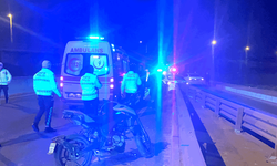 Tekirdağ'da iki motosiklet çarpıştı