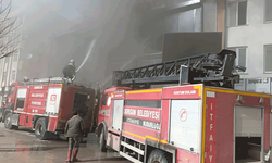 Yozgat'ta iş yerinde çıkan yangın paniğe neden oldu