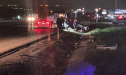 Ankara'da kontrolü kaybeden araç takla attı: 1 ölü, 2 yaralı