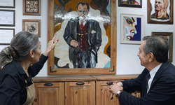 Başkan Ataç’tan cam sanatçısı Bayır’a ziyaret