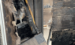 Burdur'da evin balkonunda çıkan yangın korkuttu