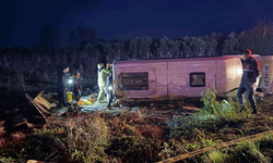 Bursa İznik'te feci kaza: 1 ölü, 12 yaralı
