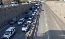 Eskişehir çevre yolunda pazartesi trafiği