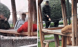 Eskişehir’de çocuk parkında aileleri tedirgin eden görüntü