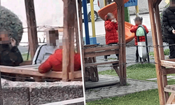 Eskişehir’de çocuk parkında aileleri tedirgin eden görüntü