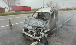 Eskişehir’de faciadan dönüldü: Yanan araçtan son anda kurtarıldı