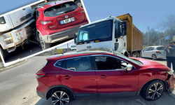 Eskişehir’de kamyonun sürüklediği araçtan mucize kurtuluş