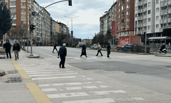 Eskişehir’de kırmızı ışıkta yaya geçidi ihlali