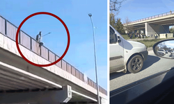 Eskişehir’de korku dolu dakikalar: Köprüden atlamaya çalıştı