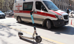 Eskişehir'de otomobil scooter'a çarptı