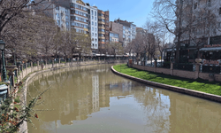 Eskişehir’de Porsuk Çayı kahverengine büründü